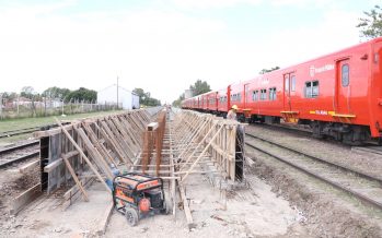 Trenes: arrancaron las obras en la estación Panamericana en Pilar