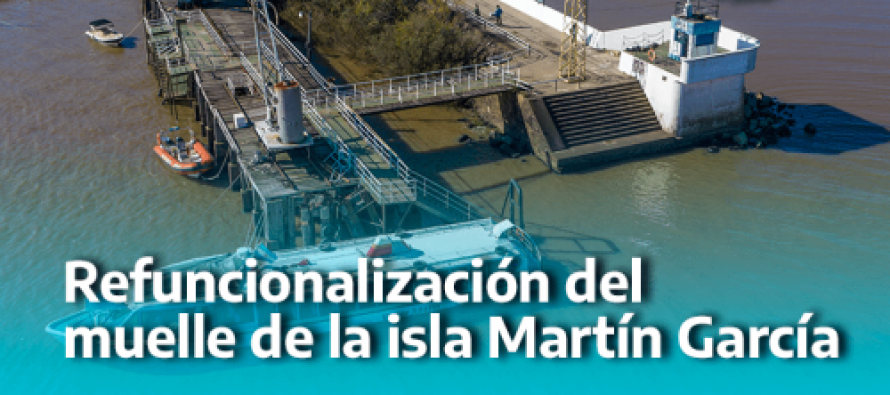 Adjudicaron la obra de acondicionamiento del muelle de la isla Martín García