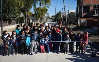 Inauguraron obras hidráulicas y de asfalto en Tortuguitas