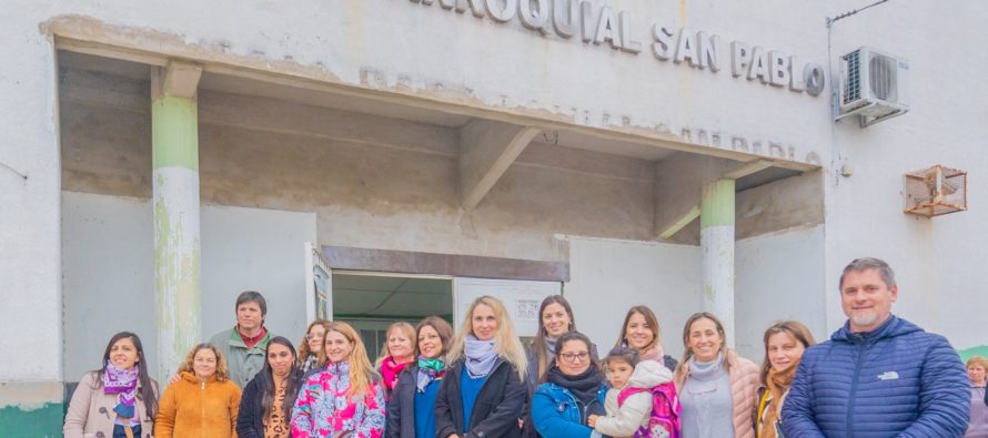 El Colegio San Pablo de San Fernando sumó un punto de reciclaje como política educativa