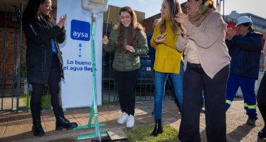 Malena Galmarini inauguró una red cloacal en General Pacheco