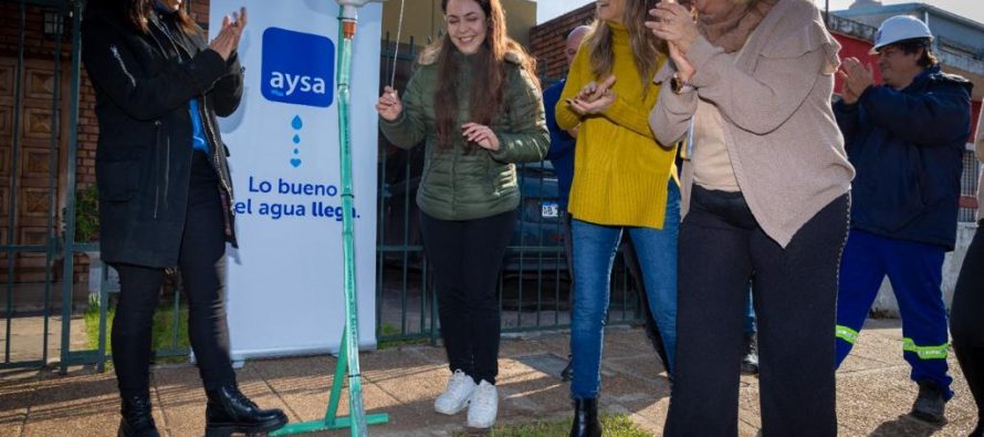 Malena Galmarini inauguró una red cloacal en General Pacheco