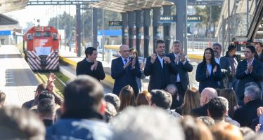 Se inauguró la nueva estación Grand Bourg de la línea Belgrano Norte