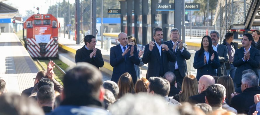 Se inauguró la nueva estación Grand Bourg de la línea Belgrano Norte