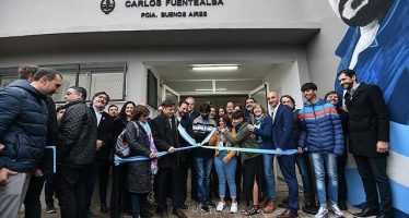 Con la presencia del gobernador Axel Kicillof, se inauguró la Escuela Secundaria Carlos Fuentealba en Escobar