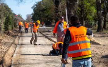 Comenzaron las obras del nuevo espacio público en los terrenos cedidos por el Jockey Club