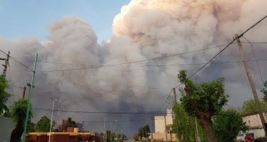 Los ministerios de Ambiente, Salud y Seguridad bonaerense trabajan en los territorios afectados por el humo