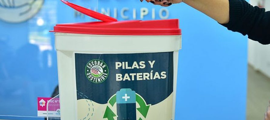 Escobar: Se recolectaron 200 kilos de pilas y baterías durante la Fiesta Nacional de la Flor