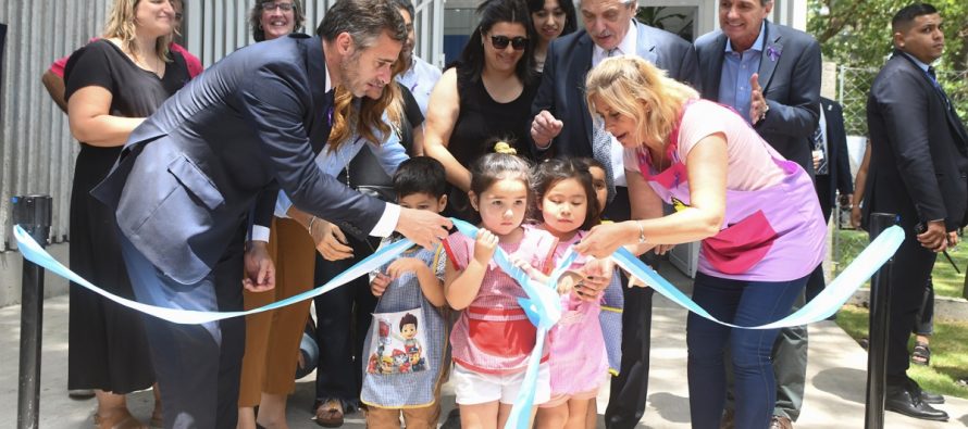 El Presidente inauguró el Centro de Desarrollo Infantil número 30 en Pilar