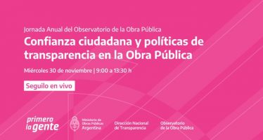 Se realizará la Jornada Anual del Observatorio de la Obra Pública