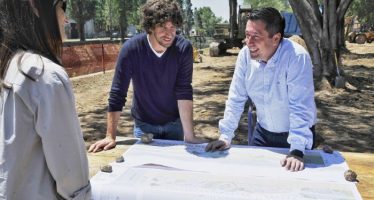 Nardini y Andreotti recorrieron obras que la Provincia lleva a cabo en San Fernando