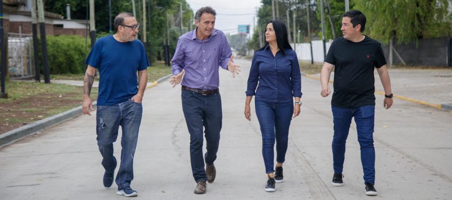 Malvinas Argentinas: inauguraron la pavimentación de la Avenida Brasil