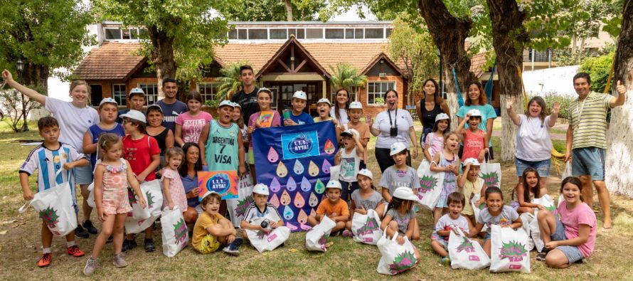 AySA lleva su taller de concientización sobre el cuidado del agua a las colonias de verano