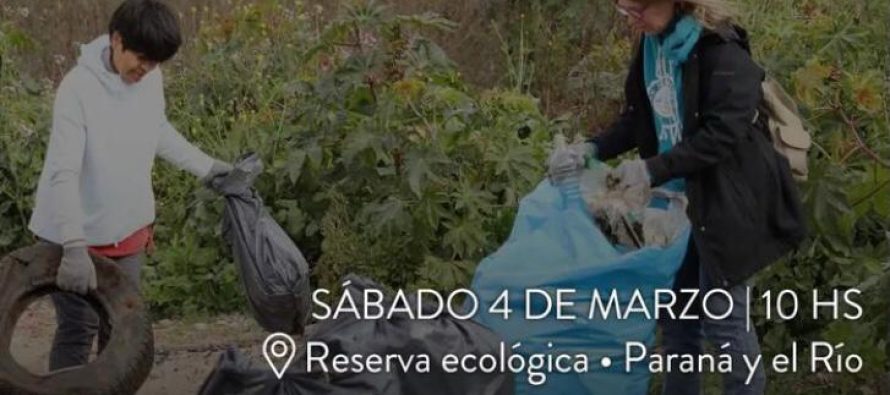 Vicente López: jornada de limpieza de la Reserva Ecológica