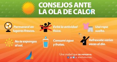 San Fernando brinda recomendaciones ante el “Alerta Naranja” por altas temperaturas