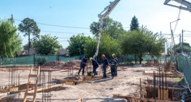 Pilar: avanza la construcción de la Casa del Cuidado en el barrio Monterrey