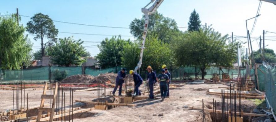 Pilar: avanza la construcción de la Casa del Cuidado en el barrio Monterrey