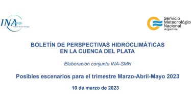 El INA y el SMN elaboran un boletín hidroclimático mensual de la Cuenca del Plata