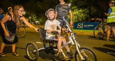 Se incorporaron triciclos adaptados en el Paseo de Bicicletas