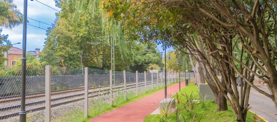 San Fernando sumó un nuevo paseo aeróbico a la vera del Tren de la Costa