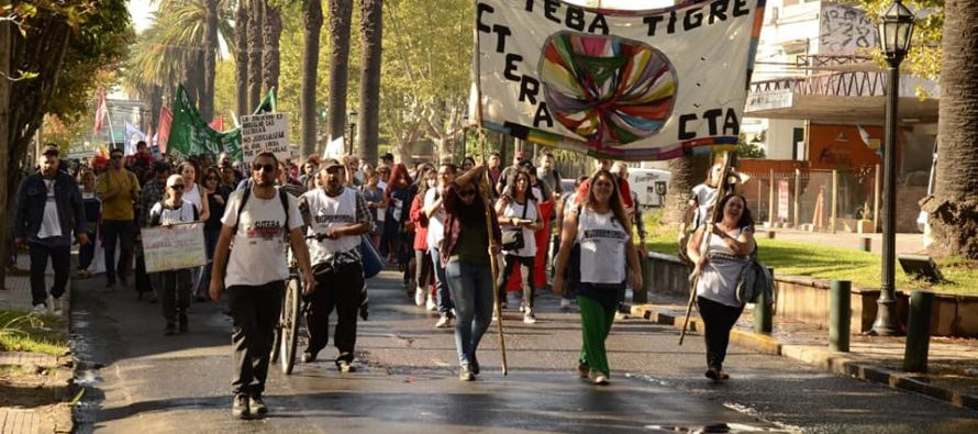 Suteba Tigre anunció un paro para hoy y mañana