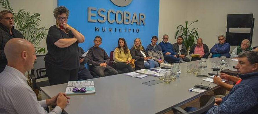 Ante posibles contingencias climáticas se reunieron funcionarios del municipio de Escobar y de la Cuenca Luján