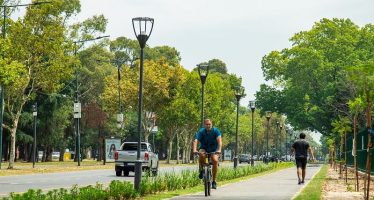 San Isidro: ya funciona la nueva senda aeróbica en el espacio cedido por el Jockey Club