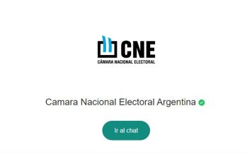 La Cámara Electoral lanzó un ChatBot en WhatsApp para responder dudas sobre las elecciones