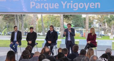 Desde San Martín, Massa, Katopodis y Kicillof inauguraron cinco obras en simultáneo