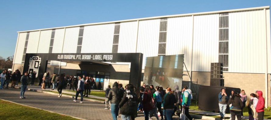 Sergio Massa inauguró el Club Municipal Lionel Messi en Pilar