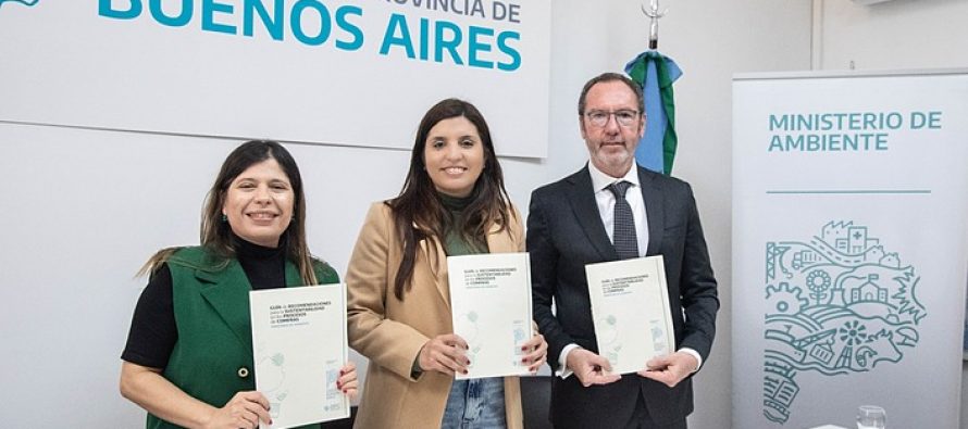 Presentaron una guía para incorporar la perspectiva ambiental en las compras de la Provincia