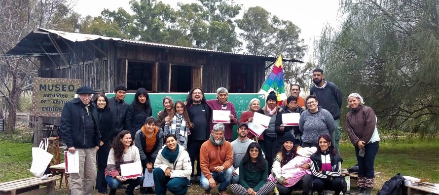 La última clase de idioma Qom del cuatrimestre se brindó en Punta Querandí