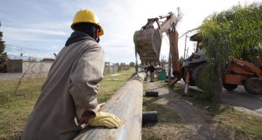 AySA realiza trabajos para mejorar la presión y la distribución del servicio de agua potable en San Fernando