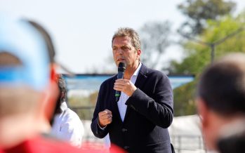 Sergio Massa inauguró un túnel en Malvinas Argentinas y otro en Pilar