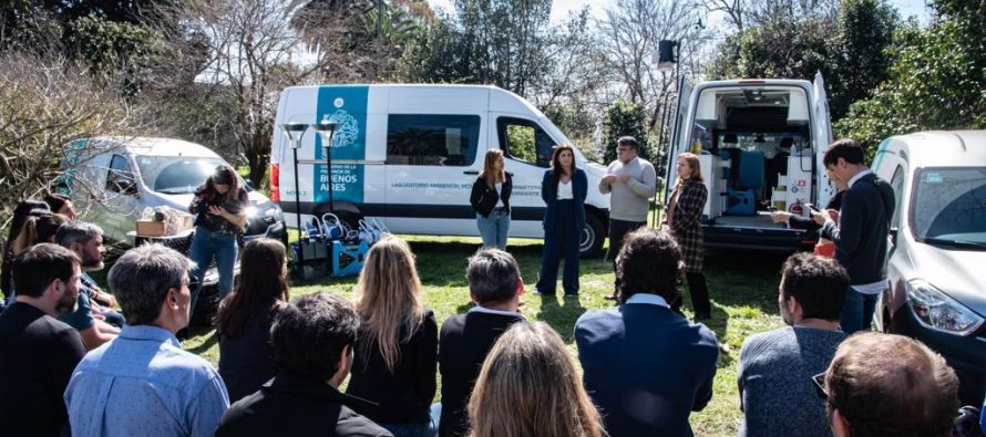 El Ministerio de Ambiente de la Provincia inauguró dos laboratorios móviles ambientales