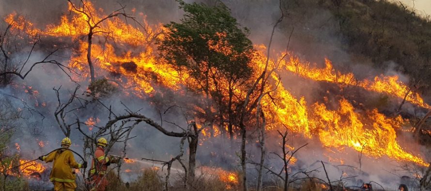 Continúa la alerta extrema por riesgo de incendios en Córdoba