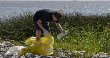 Conciencia ambiental: estudiantes limpiaron las costas de San Isidro