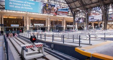 Habilitaron todos los andenes para el ingreso de trenes a la estación Retiro del Mitre