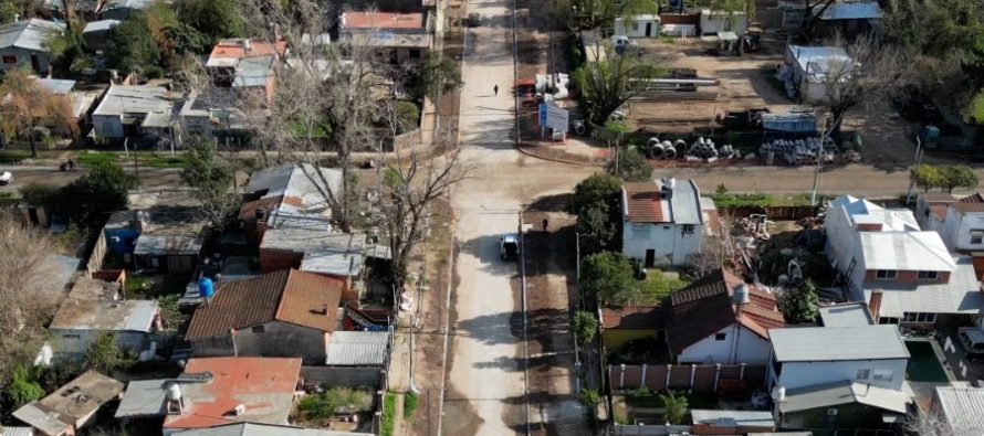 Avanza la etapa final de la obra de saneamiento integral del Arroyo Bedoya