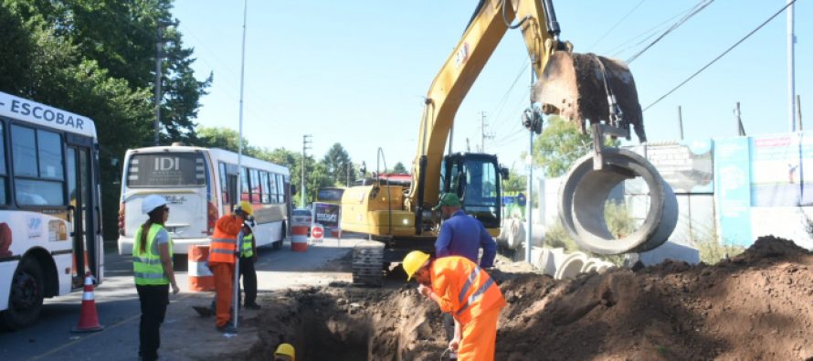 Escobar: Avanzan las obras de la Ruta Provincial 26