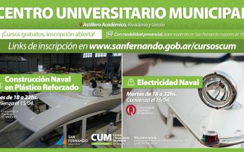 Nuevos cursos de oficios navales en el Astillero Académico Municipal de San Fernando