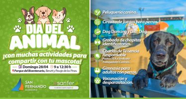 San Fernando: el domingo se celebrará el Día del Animal