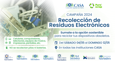 Campaña de recolección de residuos electrónicos