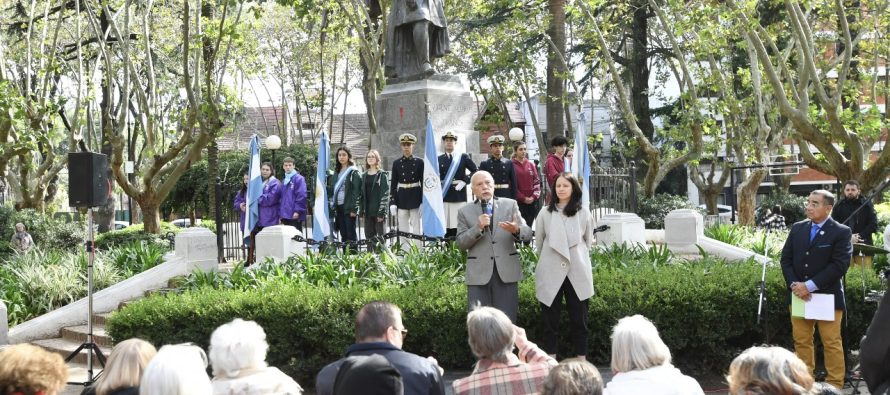 Capital Provincial del Himno: Vicente López celebró el día de la canción patria