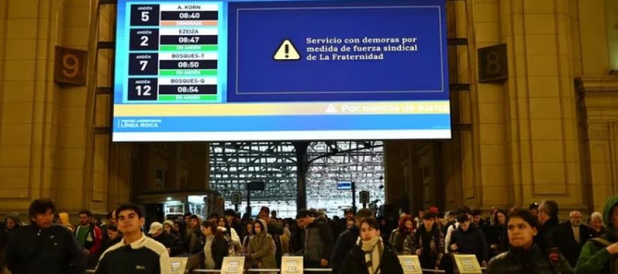 Los trenes circulan a 30 Km: demoras y cancelaciones