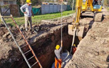 Cuenca Reconquista: comenzó la obra hidráulica de desagües pluviales en Merlo