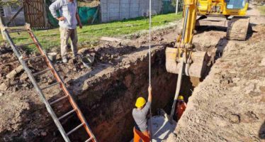 Cuenca Reconquista: comenzó la obra hidráulica de desagües pluviales en Merlo