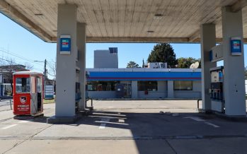 Empezó la refacción del predio de la estación de servicio abandonada en San Isidro