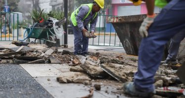 Avanzan las obras para renovar el Centro Comercial La Lucila