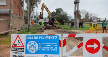 Ituzaingó: Inició la obra de pavimentación de las márgenes del Río Reconquista